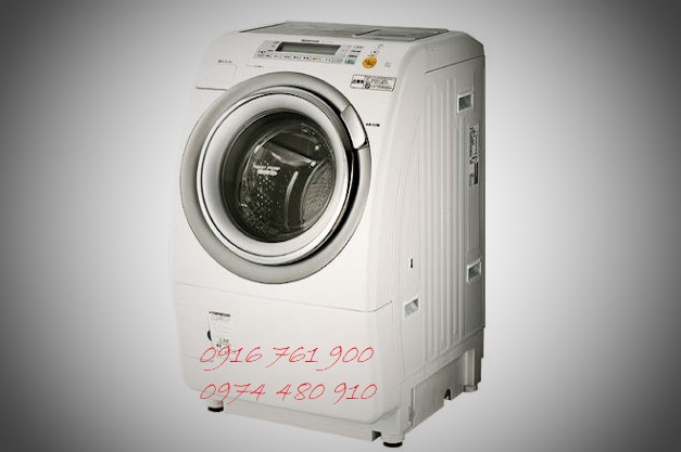 Máy giặt nội địa Nhật Bản National NA-VR1200 lồng nghiêng, động cơ Inverter dẫn động trực tiếp giặt 9kg, sấy Block 6kg